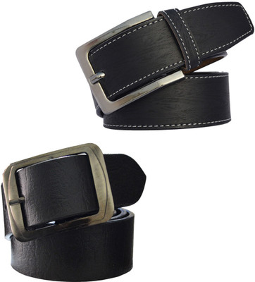 

Sun Shopping Men Formal Black Synthetic Belt