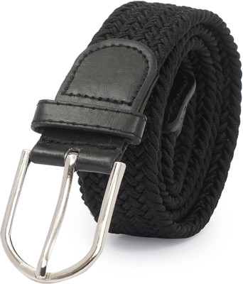 

Celebrino Men & Women Casual Black Nylon Belt