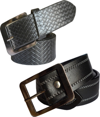 

Sun Shopping Men Formal Black Synthetic Belt