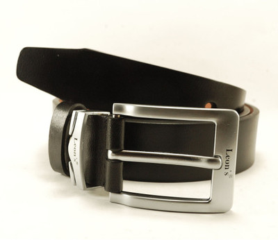 

Leon's Men Casual, Party, Formal Tan Synthetic Belt, Black