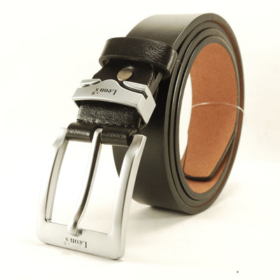

Leon's Men Casual, Party, Formal Tan Synthetic Belt, Black