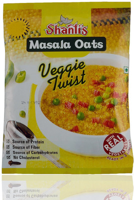 

shanti's Masala Oats, 40 Grams (Set of 10)(40 g, Pouch, Pack of 10)