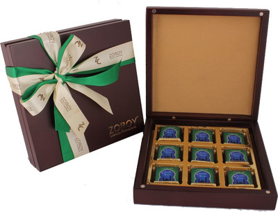 

Zoroy Luxury Chocolate Pure wood Ramadam Kareem Box Fudges(125 g)