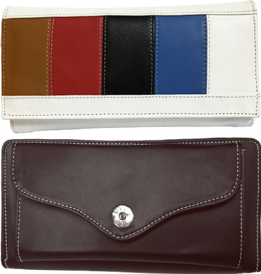 

Lady bar Casual Brown, White Clutch