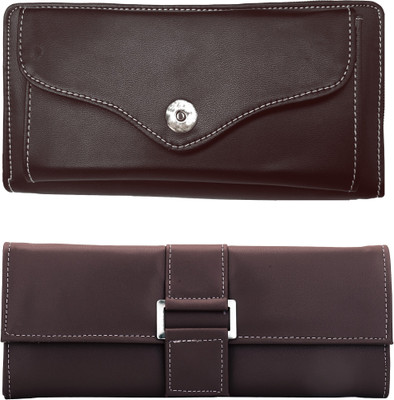 

Lady bar Casual Brown Clutch