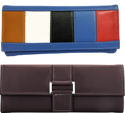 

Lady bar Casual Brown, Blue Clutch, Blue;brown