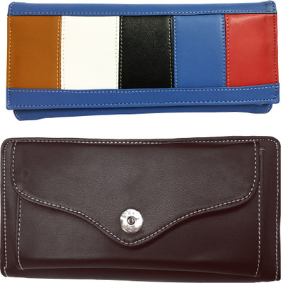 

Lady bar Casual Brown, Blue Clutch, Blue;brown