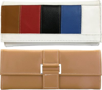

Lady bar Casual Tan, White Clutch