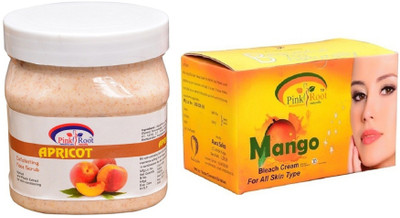 

Pink Root Mango Bleach 250gm, Apricot Scrub 500ml(Set of 2)