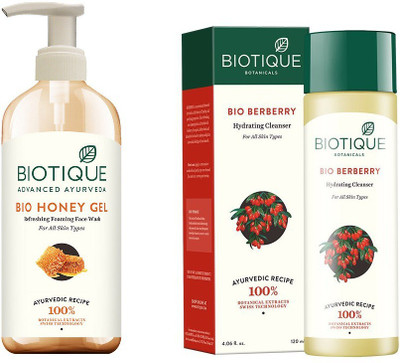 

BIOTIQUE BIO Bio Honey Gel Face Wash, Bio Berberry Hydrating Cleanser(Set of 2)