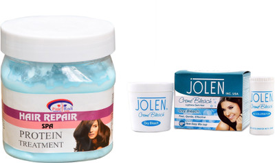 

Pink Root Pearl Gel 500ml and JOLEN Oxy Bleach Crème 35g(Set of 2)