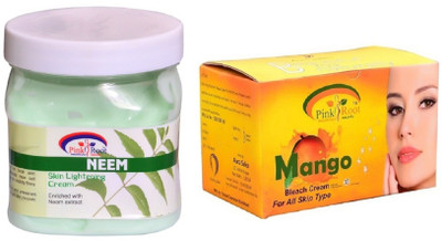 

Pink Root Mango Bleach 250gm, Neem Cream 500ml(Set of 2)