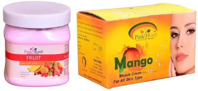

Pink Root Mango Bleach 250gm, Fruit Cream 500ml(Set of 2)