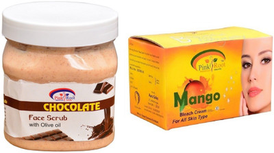 

Pink Root Mango Bleach 250gm, Chocolate Scrub 500ml(Set of 2)