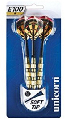 

UNICORN E-100 Soft Tip Dart(Black, Pack of3)