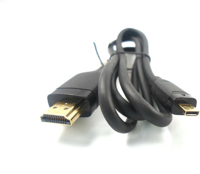

Tworld HDMI Round Cable High Speed Data Transfer HDMI Cable(Black)