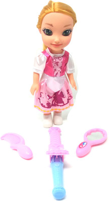

Akrobo Doll With Moving Body Parts and Hair Accessory(Pink)