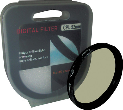 

Ozure Circular Polarizer Lens 52 mmOne Plastik Box, One Polarizer Lens - 52 mm Polarizing Filter (CPL)(52)