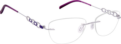 

David Blake Rimless Cat-eyed Frame(50 mm