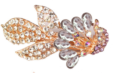 

shreya collection Fashion White Stone Studded Metal Hair Clip - 10003.6 Hair Clip(Multicolor)