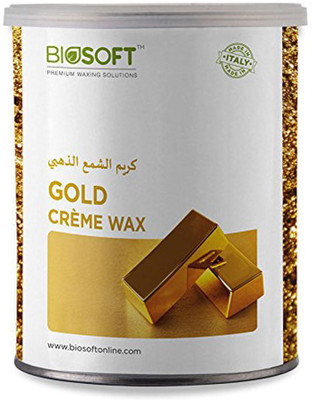 

Biosoft Gold Creme Premium Waxing Solution Wax(800 ml)