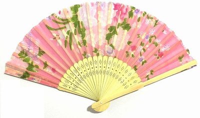 

A&R Handicraft Foldable Polka Print Pink Hand Fan(Pack of 1)