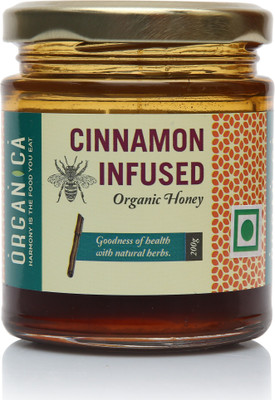 Organica Cinamon Infused Honey(200 g)