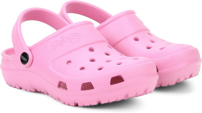 

Crocs Boys & Girls Sling Back Clogs(Pink, Party pink