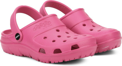 

Crocs Boys & Girls Sling Back Clogs(Pink, Candy pink