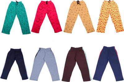 Indistar Track Pant For Boys(Multicolor, Pack of 8)