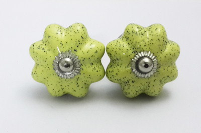 

ClayArt Ceramic Door Knob(Yellow Pack of 2)