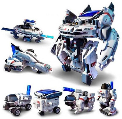 

P17 collection 7 In 1 Solar Rechargeable Space Fleet Kit Transform Into Seven Models Educational Toy (Multicolor)(Multicolor)