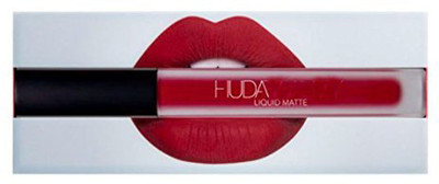 

huda Beauty Liquid Matte Lipstick Heart Break(6 ml, Maroon)