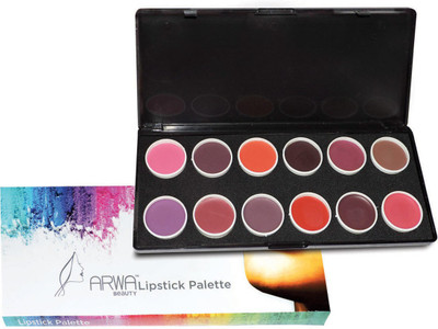 

Arwa Beauty Care Lip Palette 12 Shades(Pink, Red, Brown, Purple, Orange, 18 g)