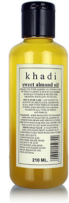 

Khadi Natural AYURVEDIC SWEET ALMOND OIL 210 ml.(210 ml)