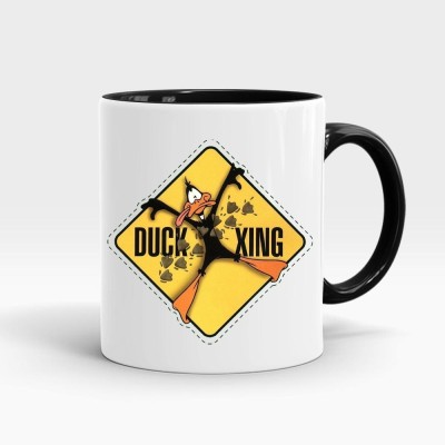 MUGKIN DAFFY DUCK Looney Tunes Cartoons Ceramic Coffee Mug(350 ml)