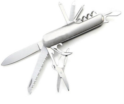 

indmart Multipurpose 11 Multi-utility Knife (Silver) Utility Knife(Silver)