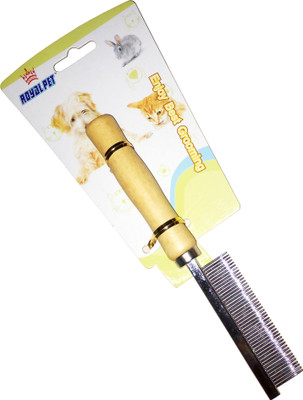

ROYAL PET Wooden Handle Dog Comb (313 M) Very Stylish & Comfortable Basic Comb for Dog & Cat