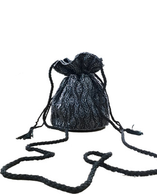 HimalayaHandicraft Potli Bag Potli(Grey)