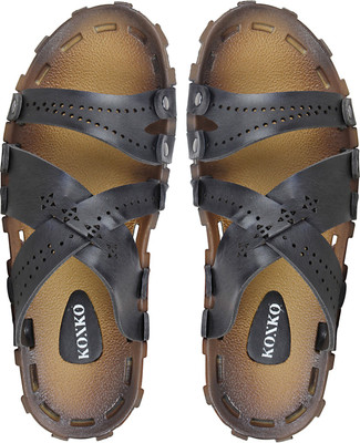 

Koxko Men Black Casual