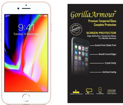 Gorilla Armour Tempered Glass Guard for Apple iPhone 8 Plus(Pack of 1)