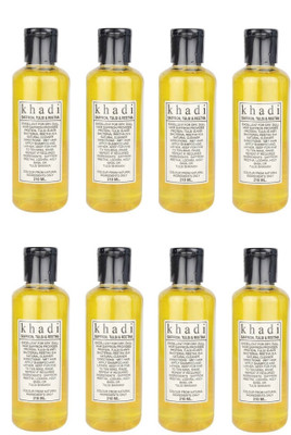

Khadi Shampoo Saffron Tulsi Reetha (210 ml) Pack of 8(210 ml)