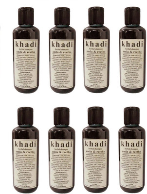 

Khadi Amla & Reetha Shampoo (210 ml) Pack of 8(210 ml)