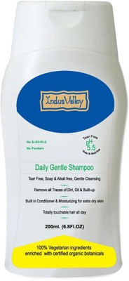 

Indus Valley Daily Gentle Shampoo tear free, Alkali free, Daily Gentle(200 ml)