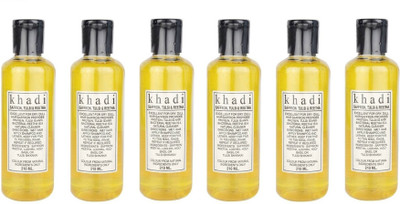 

Khadi Shampoo Saffron Tulsi Reetha (210 ml) Pack of 6(210 ml)