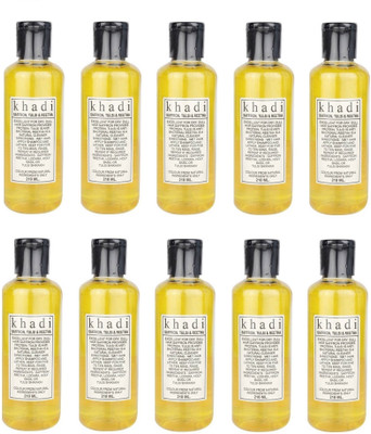 

Khadi Shampoo Saffron Tulsi Reetha (210 ml) Pack of 10(210 ml)