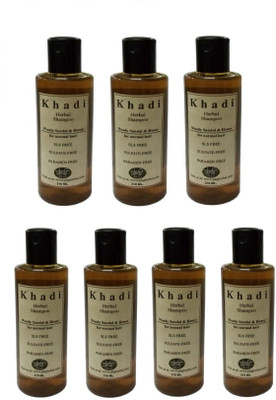 

Khadi sandal & Honey shampoo SLS, Sulfate & Paraben Free (210 ml) Pack of 7(210 ml)
