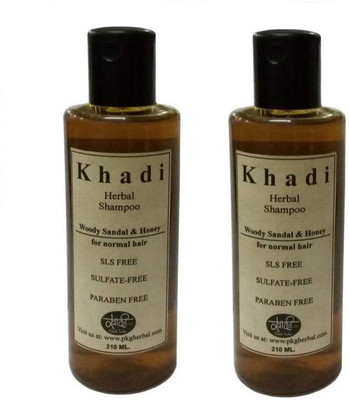 

Khadi sandal & Honey shampoo SLS, Sulfate & Paraben Free (210 ml)(210 ml)