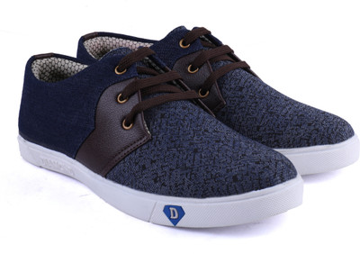 

KOGGLER Canvas Shoes For Men(Navy, Blue