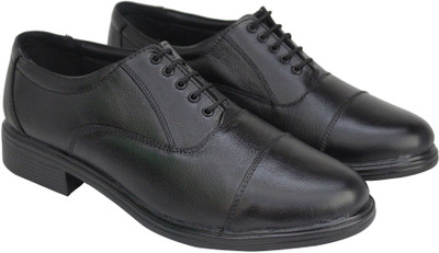 

Footsteps Men's Formal Shoes Lace Up For Men(Black